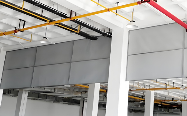 佳县防火布挡烟垂壁