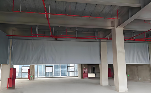 佳县防火布挡烟垂壁